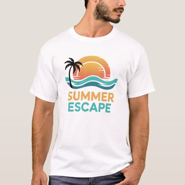 camiseta de verano escape (Anverso)