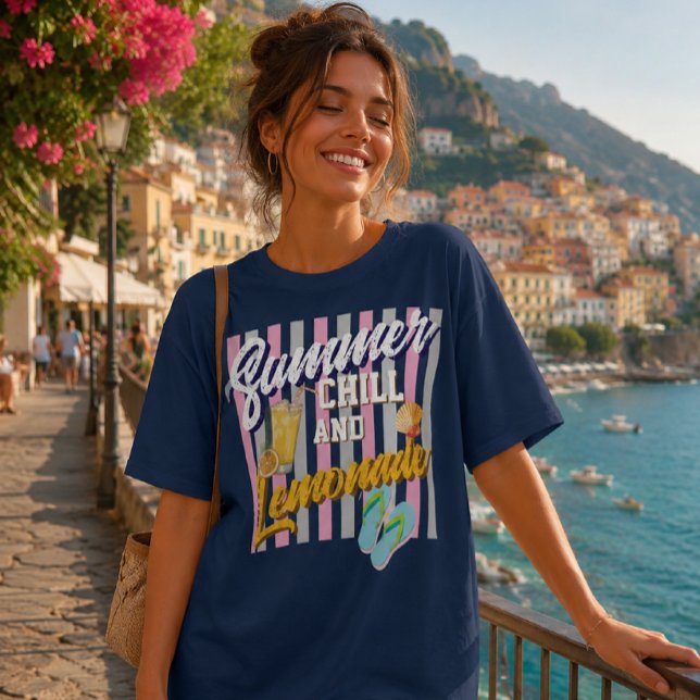 Camiseta de verano fresco y limonada (Subido por el creador)