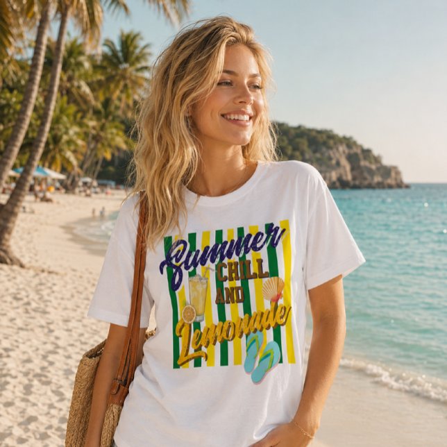 Camiseta de verano fresco y limonada (Subido por el creador)