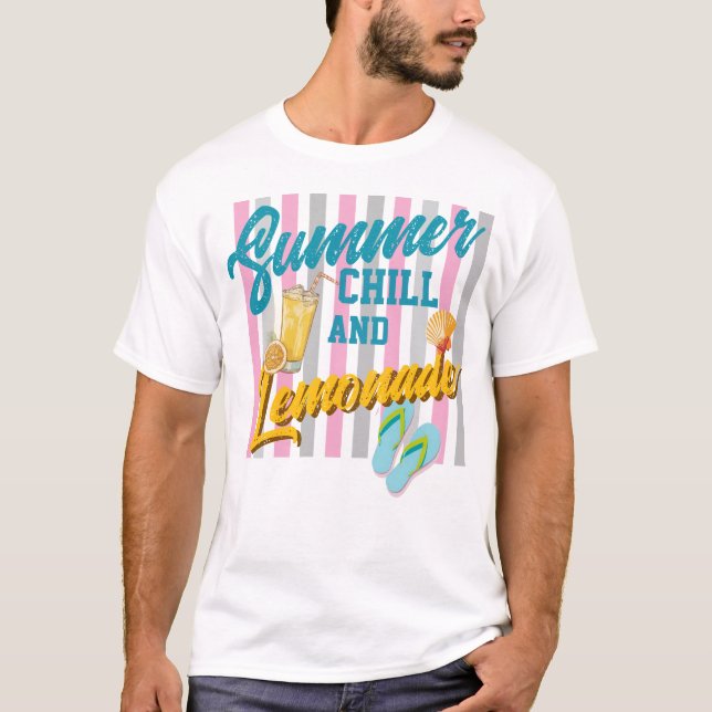 Camiseta de verano fresco y limonada (Anverso)