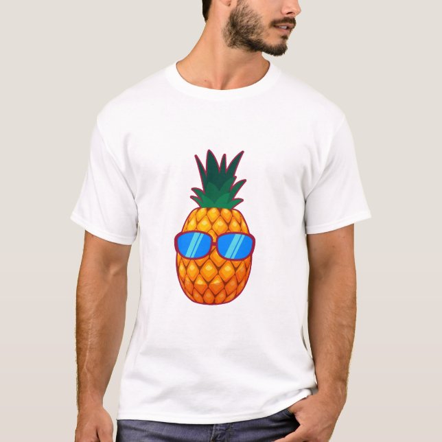 Camiseta de verano Guay de piña (Anverso)