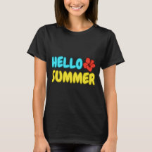 Camiseta de verano Hello