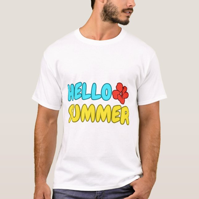 Camiseta de Verano Hola (Anverso)