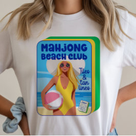 Camiseta de verano Mahjong Beach Club