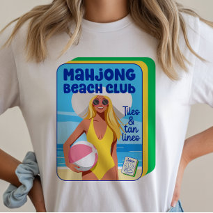 Camiseta de verano Mahjong Beach Club