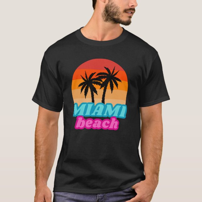 camiseta de verano - Miami beach! (Anverso)