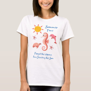 Camiseta de verano - olvida las tormentas