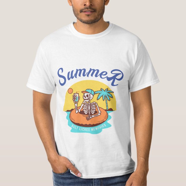 camiseta de verano para hombres (Anverso)
