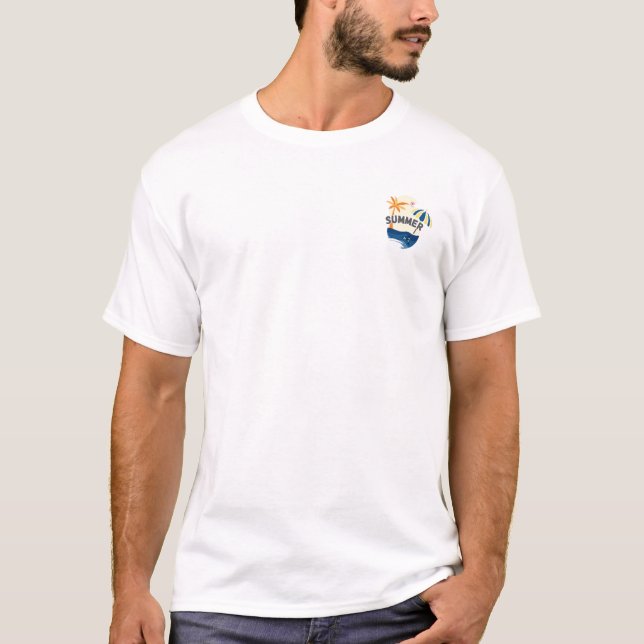 Camiseta de verano para los hombres - Ligero y Bre (Anverso)