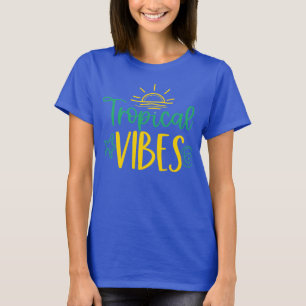Camiseta de verano para mujer Tropical Vibes Parad