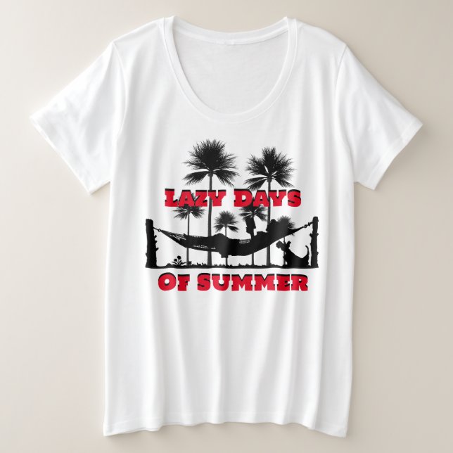 Camiseta de verano para mujeres más tibias (Anverso del diseño)