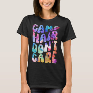 Camiseta de verano para niña de camping con el pel