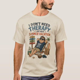 Camiseta de verano para papá fuera de servicio