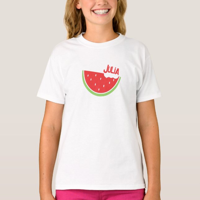 Camiseta de verano personalizada de sandía (Anverso)