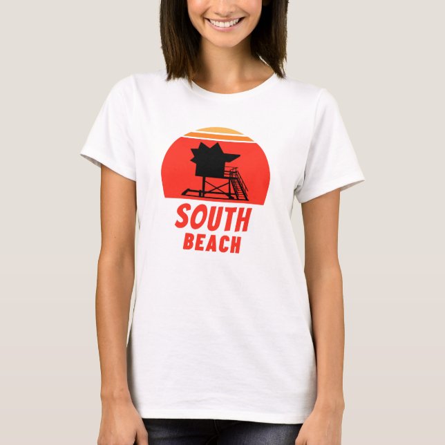 Camiseta de verano - South beach - Tower ! (Anverso)