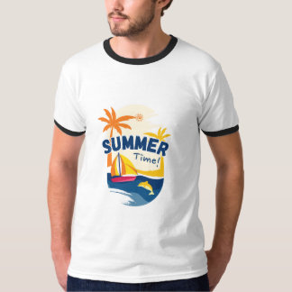 Camiseta de verano trendy para hombres 