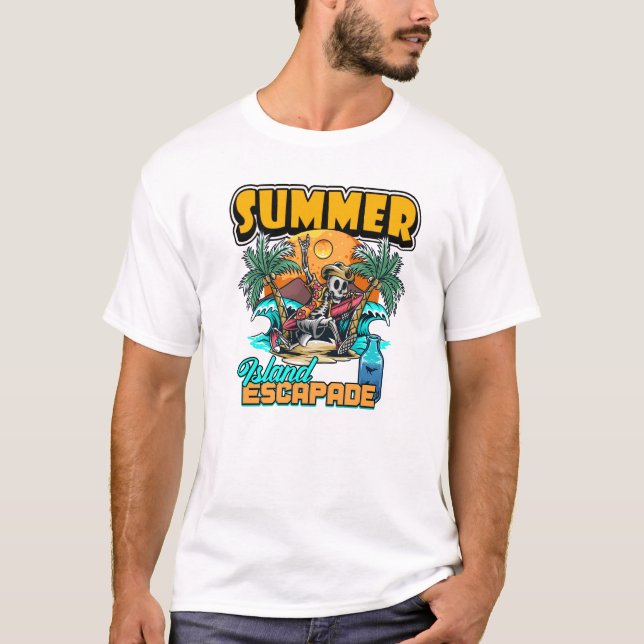 camiseta de verano vintage (Anverso)