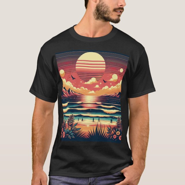 Camiseta de verano y mar (Anverso)