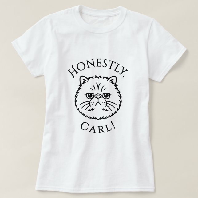 Camiseta ¡De verdad, Carl! (Diseño del anverso)