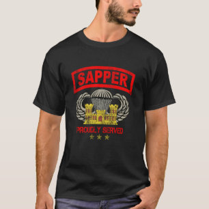 Camiseta de veterano de ingeniero de combate Sappe