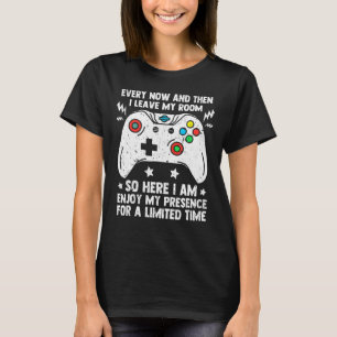 Camiseta De Vez En Cuando Abandono El Equipo De Videojuegos