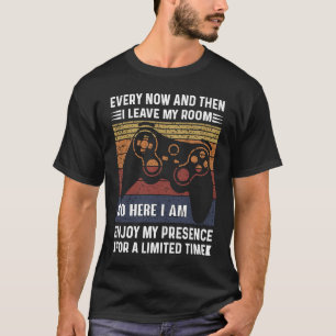 Camiseta De Vez En Cuando Abandono Mi Sala De Juegos