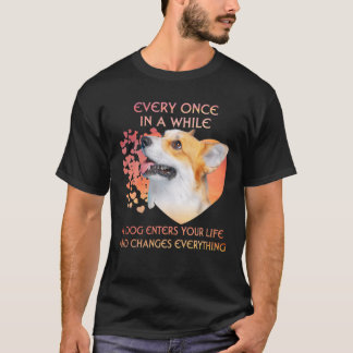 Camiseta De Vez En Cuando Entra Un Corgi Galés De Pembroke