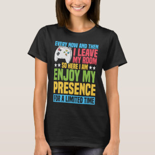 Camiseta De vez en cuando salgo de mi habitación, así que a