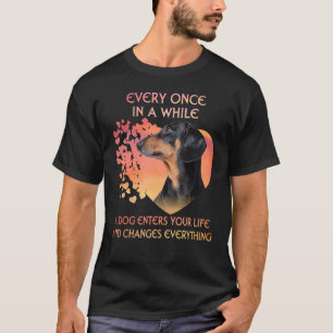 Camiseta De Vez En Cuando Un Dachshund Te Entra A La Vida