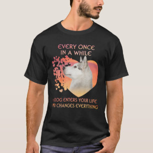 Camiseta De Vez En Cuando Un Husky Siberiano Te Entra