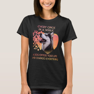 Camiseta De Vez En Cuando Un Husky Siberiano Te Invade 