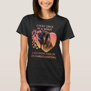 Camiseta De Vez En Cuando Un Leonberger Te Entra A La Vida