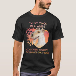 Camiseta De Vez En Cuando Un Terrier De Fox De Cableado Te 