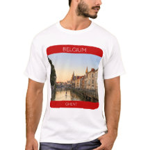 Camiseta de viaje a Gante, Bélgica