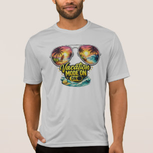 Camiseta de Viaje a la Playa Modo Vacaciones Activ