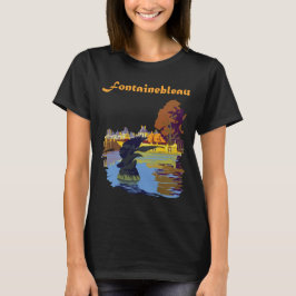 Camiseta de viaje al lago del bosque de Fontainebl