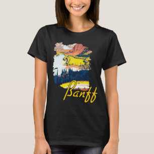 Camiseta de viaje Banff Canadian Rockies