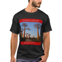 Camiseta de viaje Baobab Alley, Madagascar