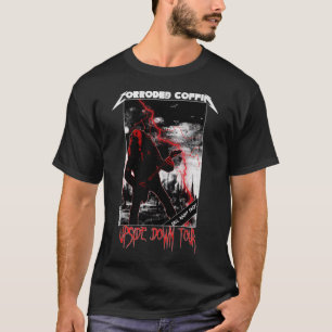 camiseta de viaje con ataúd corroída, camiseta ese