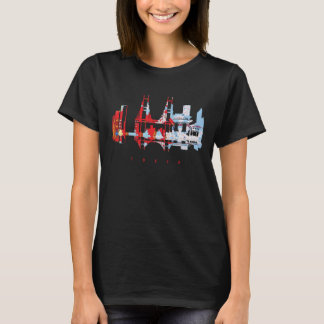 Camiseta de viaje con paisaje urbano de Tokio Japó