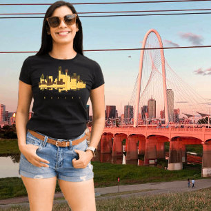 Camiseta de viaje Dallas Texas Puente Atardecer Do