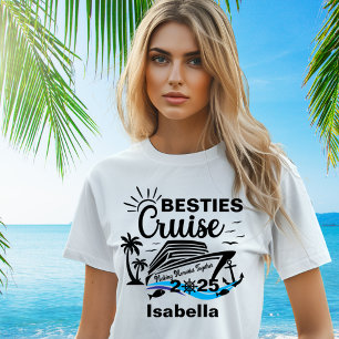 Camiseta de viaje de amigos de Besties