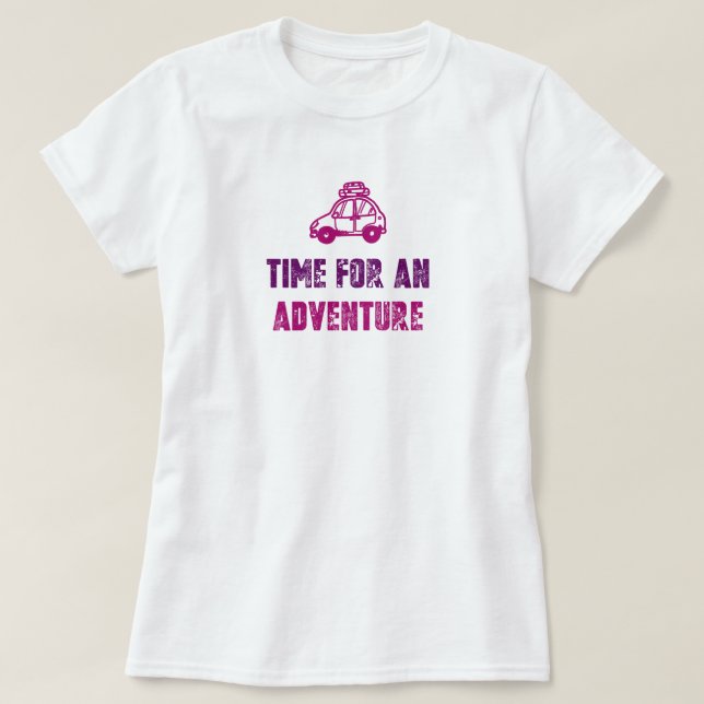 Camiseta de viaje de aventura (Diseño del anverso)
