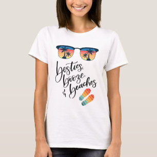 Camiseta de viaje de chicas – Playas, alcohol, mej