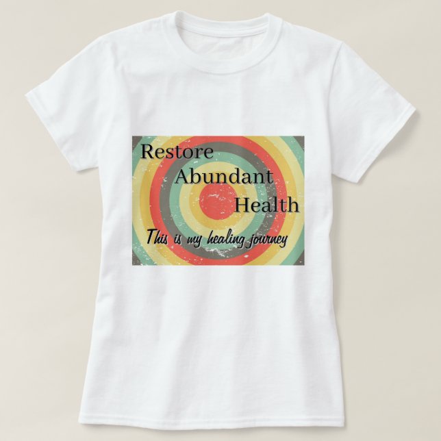 Camiseta de viaje de curación (Diseño del anverso)