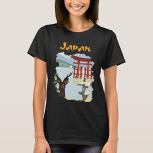 Camiseta de viaje de montaña de la puerta Torii de