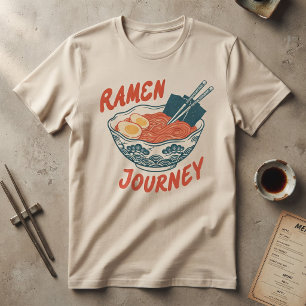 Camiseta de viaje de Ramen Japonés Vintage