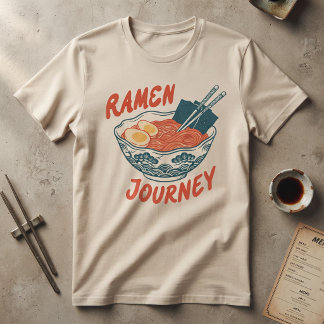 Camiseta de viaje de Ramen Japonés Vintage
