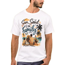 Camiseta de viaje de vacaciones familiares a la pl