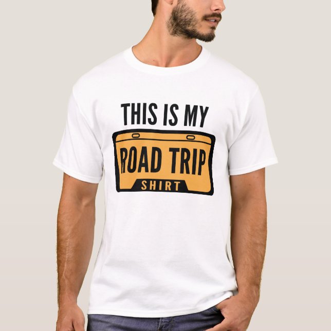 Camiseta de viaje en coche (Anverso)